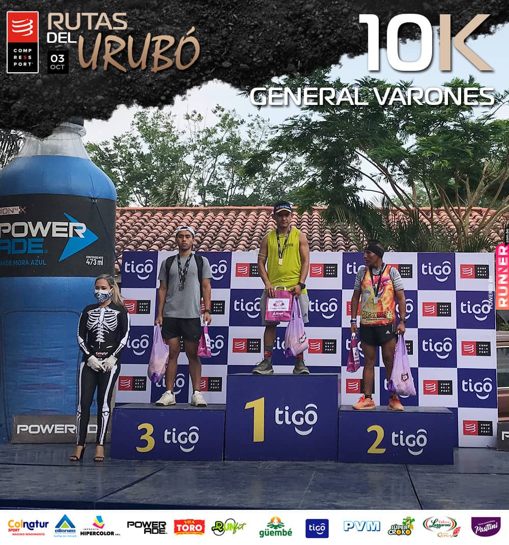 Carrera Rutas del Urubó - 10K / General / Varones