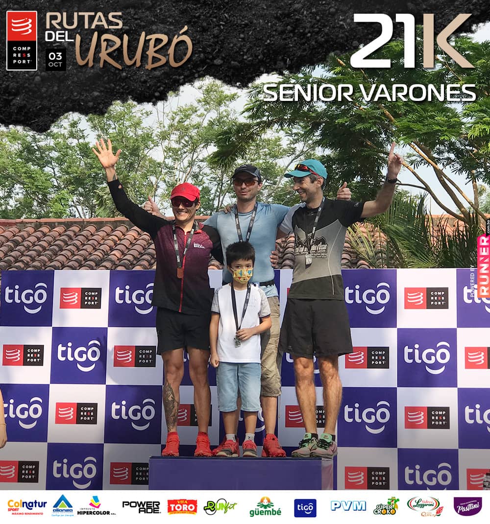 Carrera Rutas del Urubó - 21K / Senior / Varones