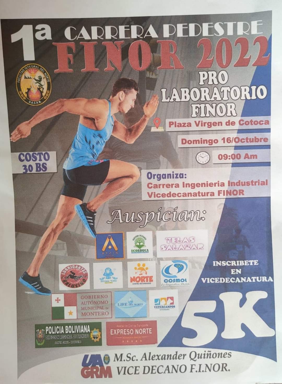 1ra Carrera pedestre 5K FINOR 2022