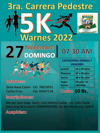 Carrera Pedestre Warnes 5K