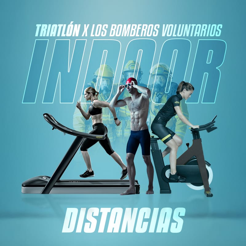 Triatlon Indoor por los Bomberos voluntarios