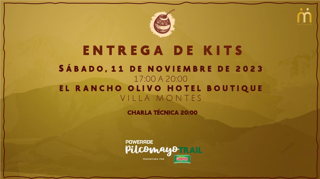 Pilcomayo Trail entrega de Kits