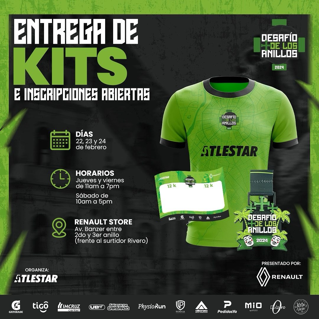 Entrega de Kits - Desafio de los anillos 2024